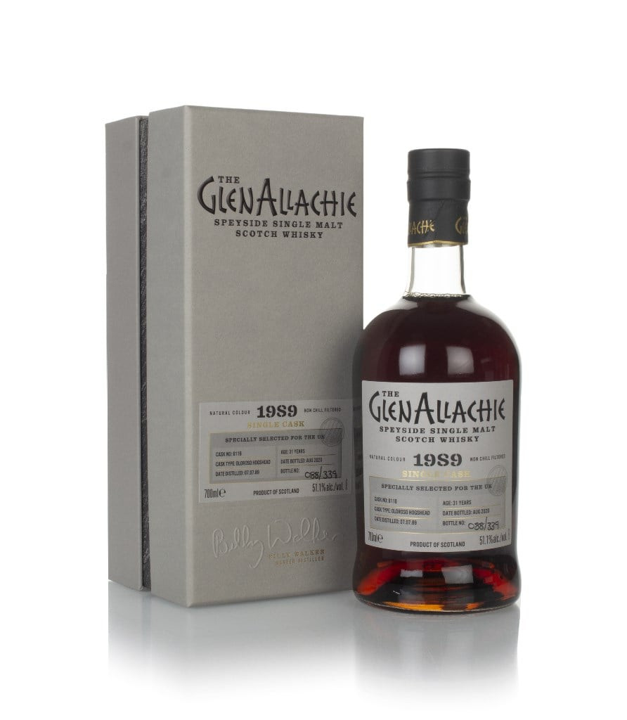 GlenAllachie 31 Year Old 1989 (cask 6118) - Single Cask 70cl