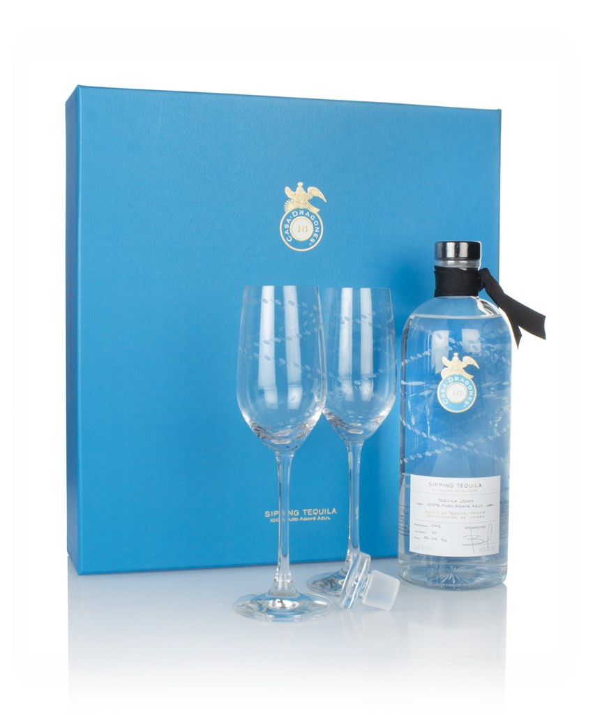 Casa Dragones Joven Gift Pack with 2x Glasses 70cl