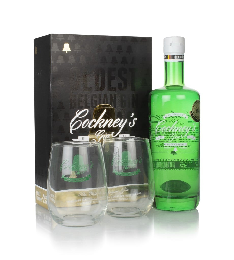Cockney's Gin Gift Pack with 2x Glasses
