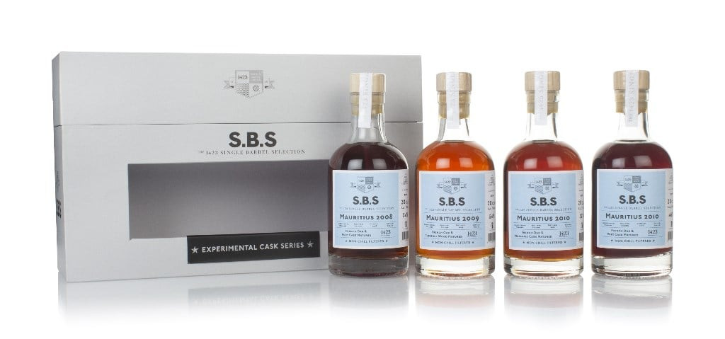 Mauritius 2010 Experimental Cask Series - 1423 Single Barrel Selection (4 x 200ml) 80cl