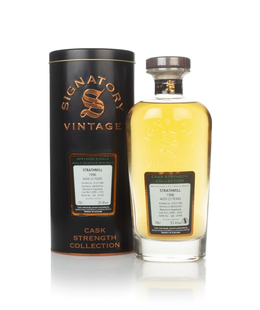Strathmill 23 Year Old 1996 (casks 2099 & 2103) - Cask Strength Collection (Signatory) 70cl