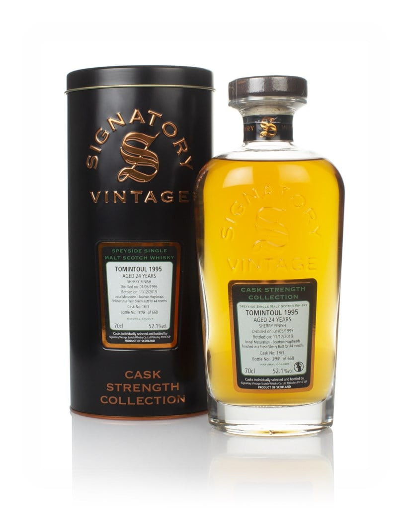 Tomintoul 24 Year Old 1995 (cask 16/3) - Cask Strength Collection (Signatory) 70cl