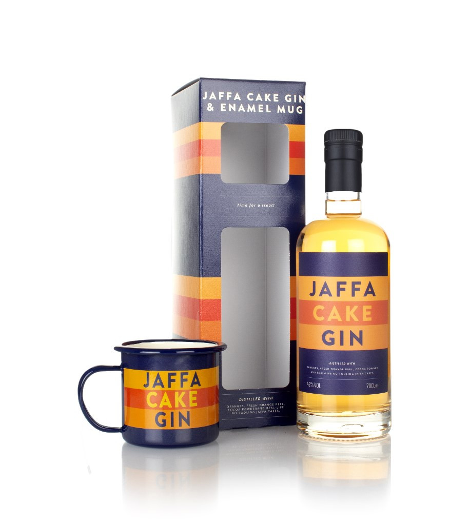 Jaffa Cake Gin Gift Pack with Enamel Mug 70cl