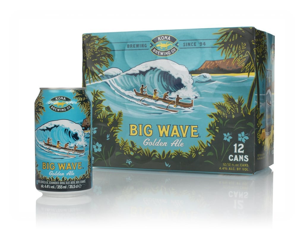 Kona Big Wave Golden Ale (12 x 355ml) 426cl