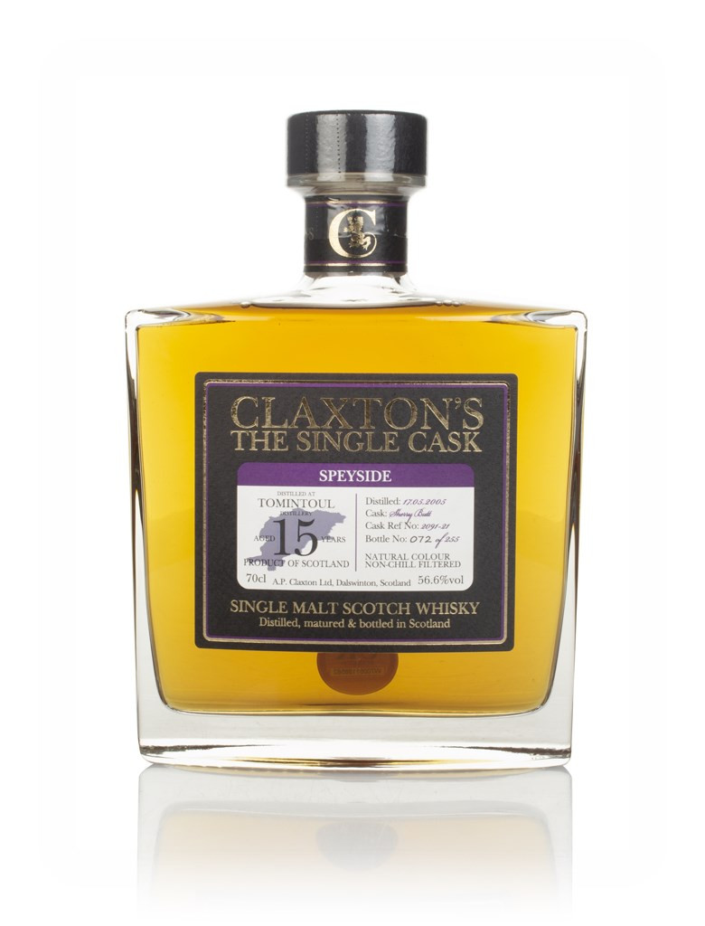 Tomintoul 15 Year Old 2005 - Claxton's 70cl