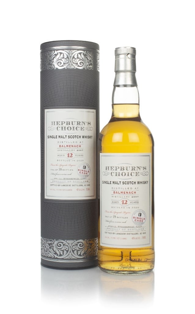 Balmenach 12 Year Old 2007 - Hepburn's Choice (Langside) 70cl