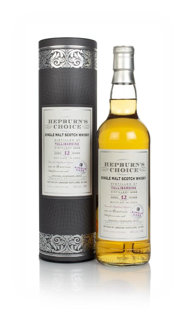 Tullibardine 12 Year Old 2008 - Hepburn's Choice (Langside) 70cl
