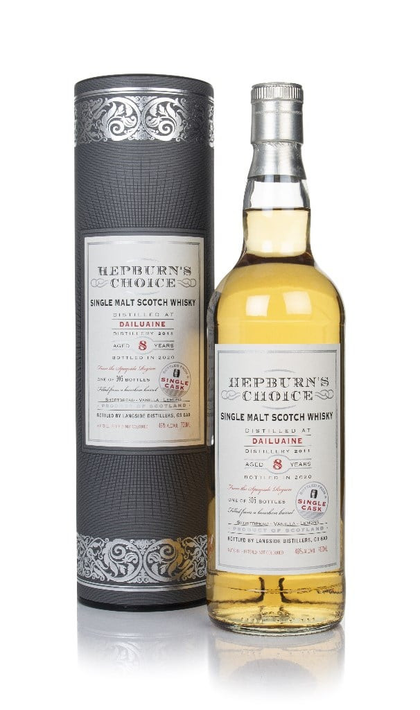 Dailuaine 8 Year Old 2011 - Hepburn's Choice (Langside) 70cl