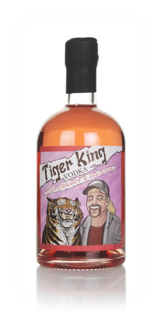 Tiger King Strawberry & Rhubarb Vodka 50cl