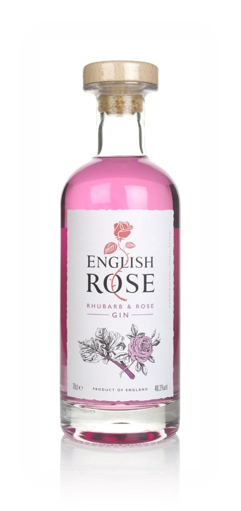 English Rose Rhubarb & Rose Gin 70cl