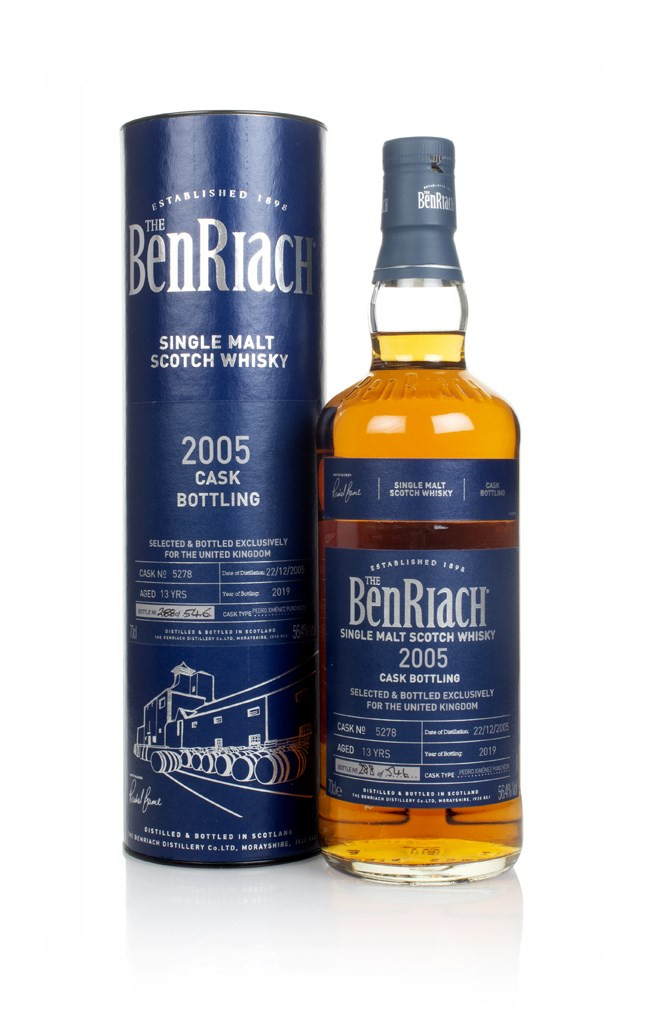 BenRiach 13 Year Old 2005 (cask 5278) - Pedro Ximénez Puncheon