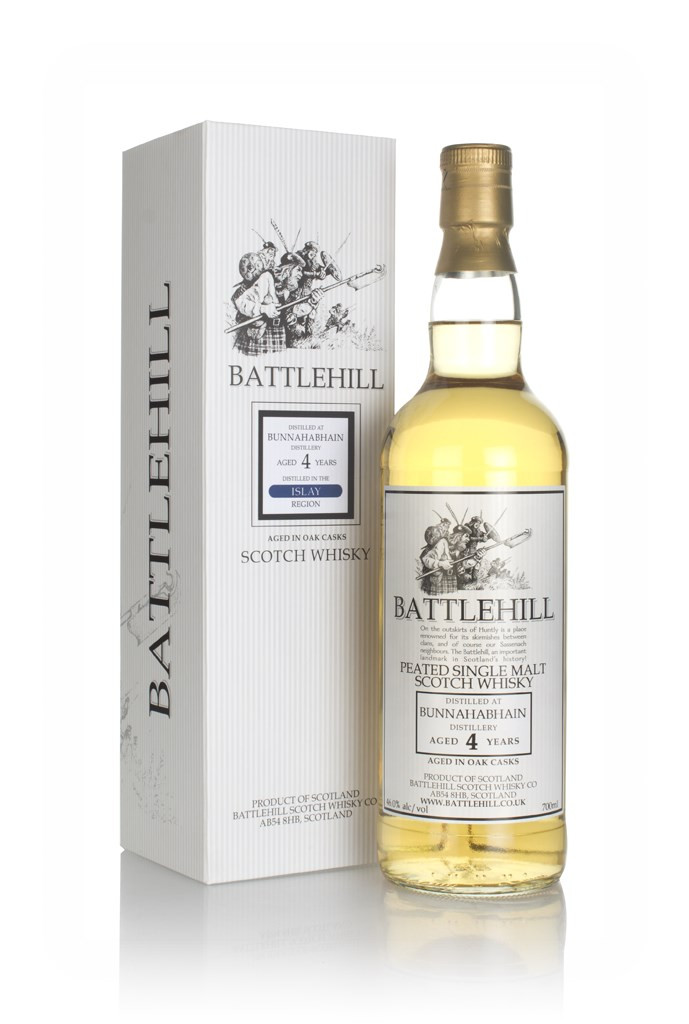 Bunnahabhain 4 Year Old 2014 Peated - Battlehill (Duncan Taylor) 70cl