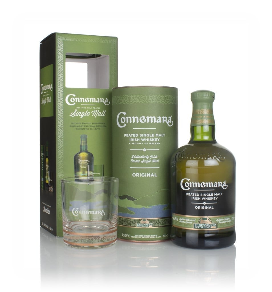 Connemara Peated Gift Pack with Glass 70cl