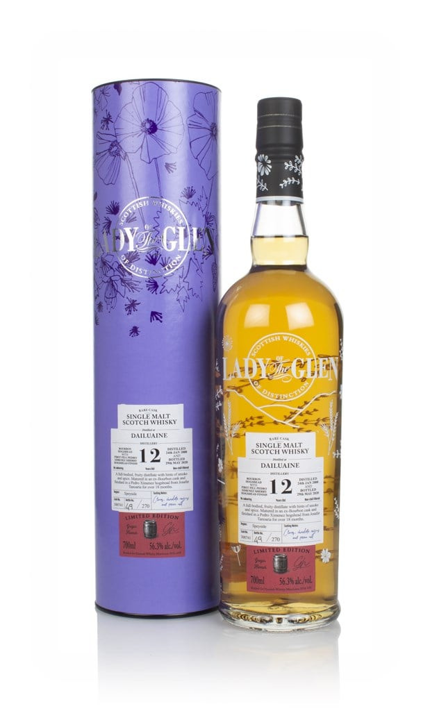 Dailuaine 12 Year Old 2008 (cask 300741) - Lady of the Glen (Hannah Whisky Merchants) 70cl
