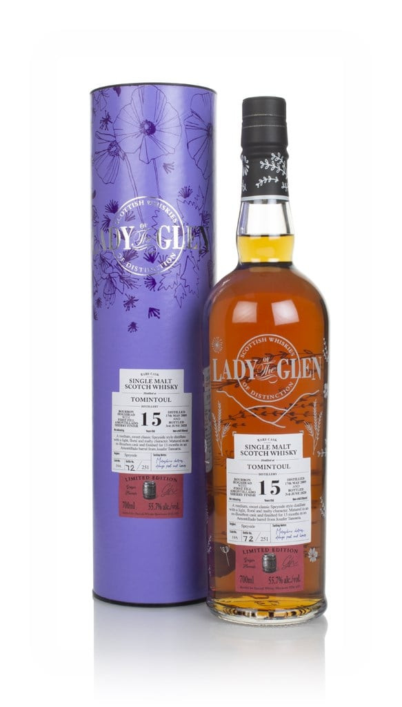 Tomintoul 15 Year Old 2005 (cask 19A) - Lady of the Glen (Hannah Whisky Merchants) 70cl