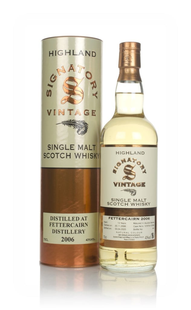 Fettercairn 13 Year Old 2006 (cask 107676 & 107689) - Signatory 70cl