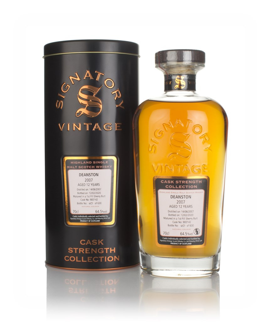Deanston 12 Year Old 2007 (cask 900142) - Cask Strength Collection (Signatory) 70cl
