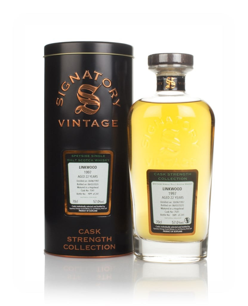 Linkwood 22 Year Old 1997 (cask 7541) - Cask Strength Collection (Signatory) 70cl