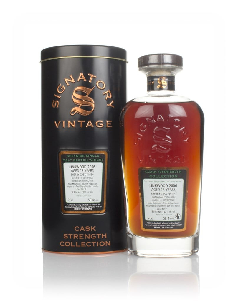 Linkwood 13 Year Old 2006 (cask 9) - Cask Strength Collection (Signatory) 70cl