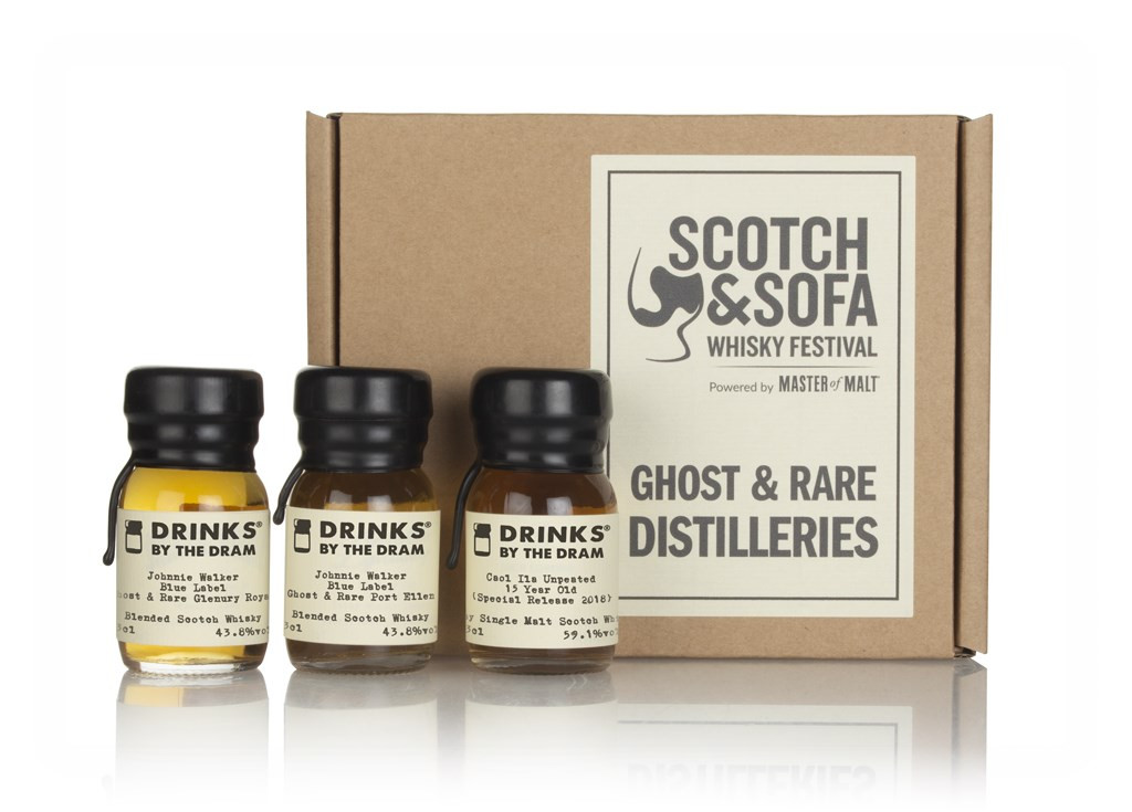 Scotch & Sofa Festival Ghost and Rare Distilleries Tasting Set