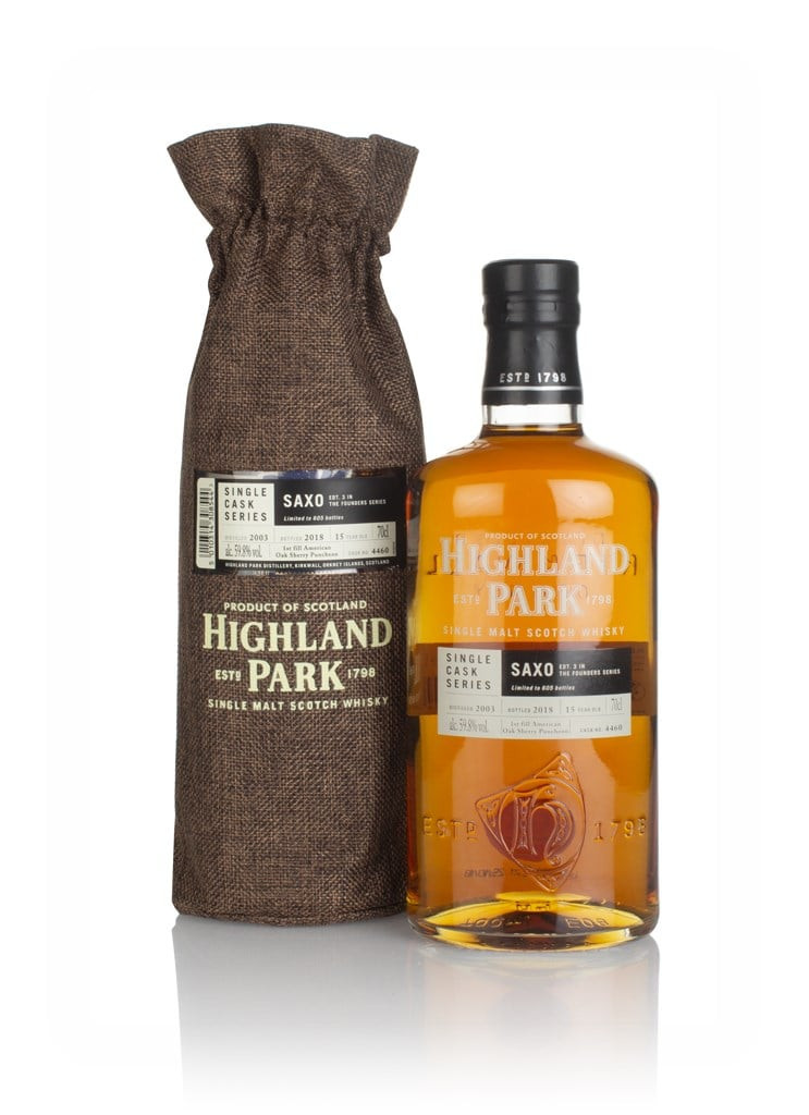 Highland Park 15 Year Old 2003 (cask 4460) - Saxo (The Founders Series) 70cl