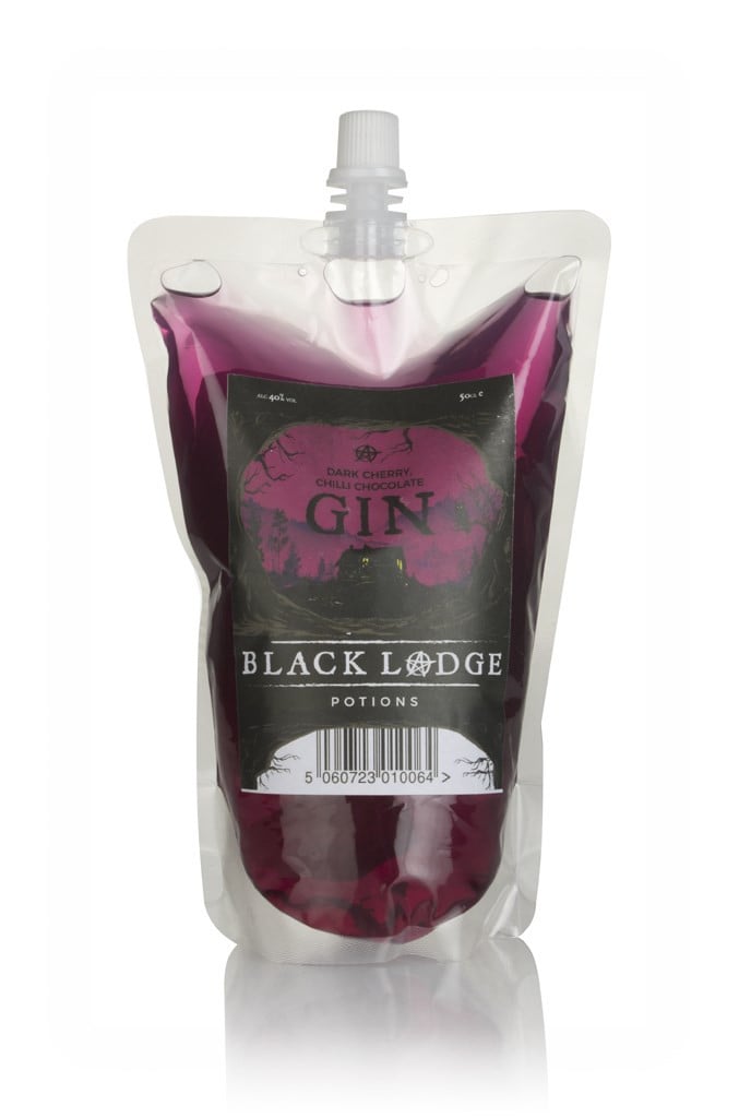 Black Lodge Dark Cherry, Chilli Chocolate Gin Pouch 50cl