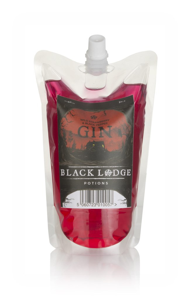 Black Lodge Wild Strawberry & Black Pepper Gin Pouch 50cl
