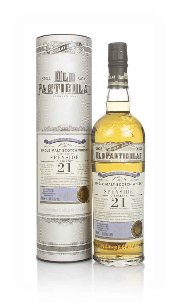 Speyside 21 Year Old 1999 (cask 13901) - Old Particular (Douglas Laing) 70cl