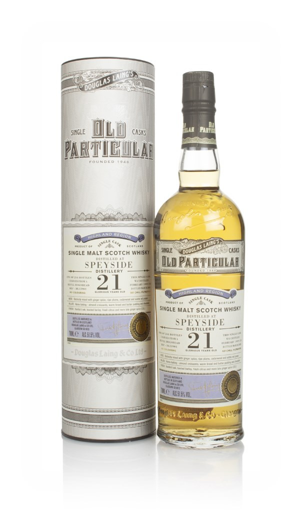 Speyside 21 Year Old 1999 (cask 13901) - Old Particular (Douglas Laing) 70cl