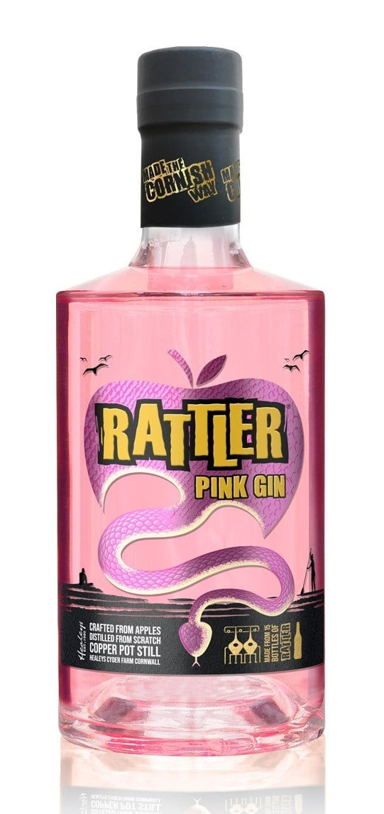 Rattler Cornish Pink Gin 70cl