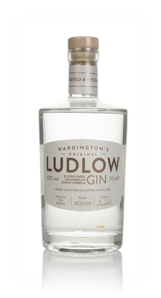 Wardington's Ludlow Gin - Elderflower, Chamomile & Lemon Verbena 70cl