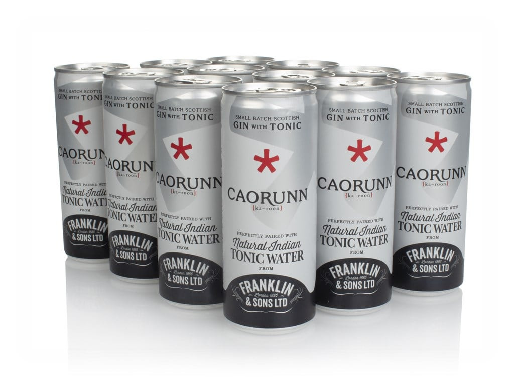 Caorunn Small Batch Gin & Natural Indian Tonic Water (12 x 250ml) 300cl