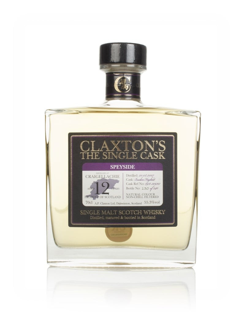 Craigellachie 12 Year Old 2007 - Claxton's 70cl