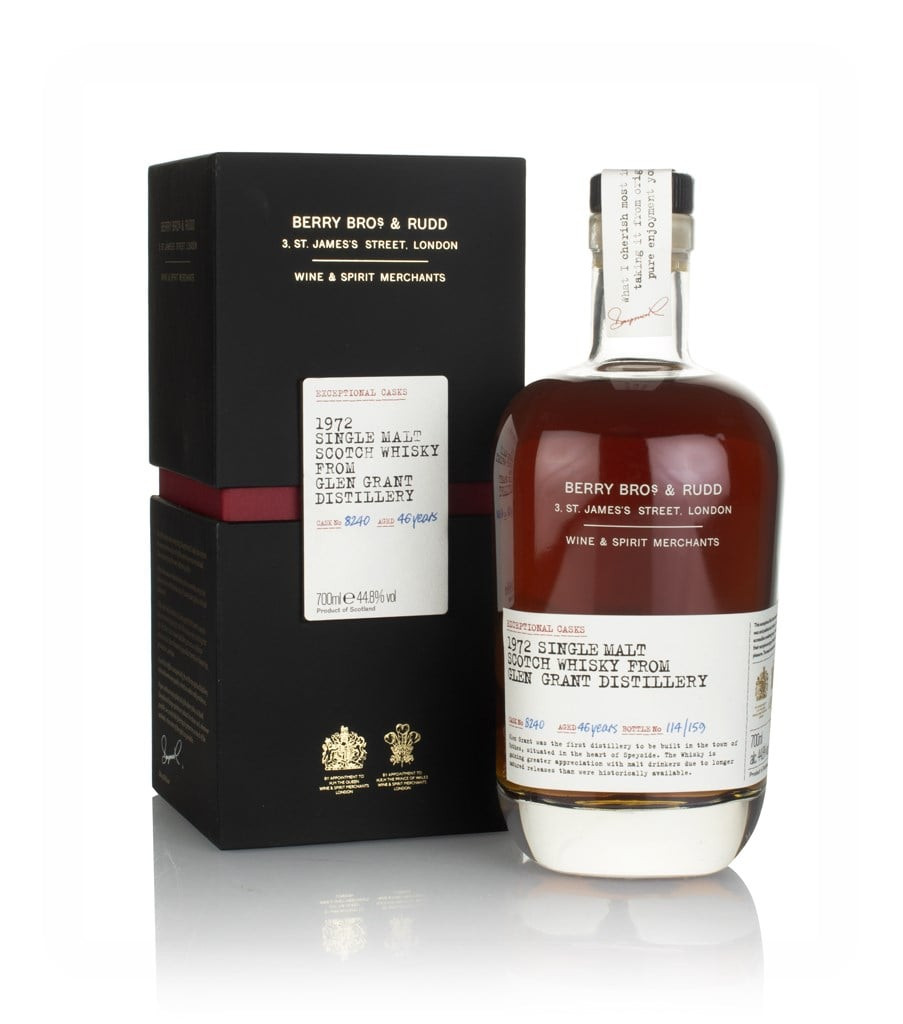 Glen Grant 46 Year Old 1972 (cask 8240) - Exceptional Casks (Berry Bros. & Rudd) 70cl