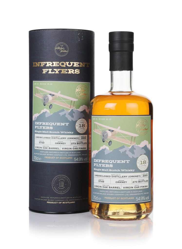 Undisclosed Orkney Distillery 18 Year Old 2003 (cask 5749) - Infrequent Flyers (Alistair Walker)