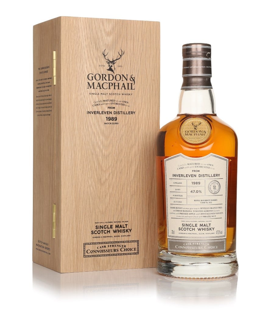 Inverleven 32 Year Old 1989 (cask 832) - Connoisseurs Choice (Gordon & MacPhail) 70cl
