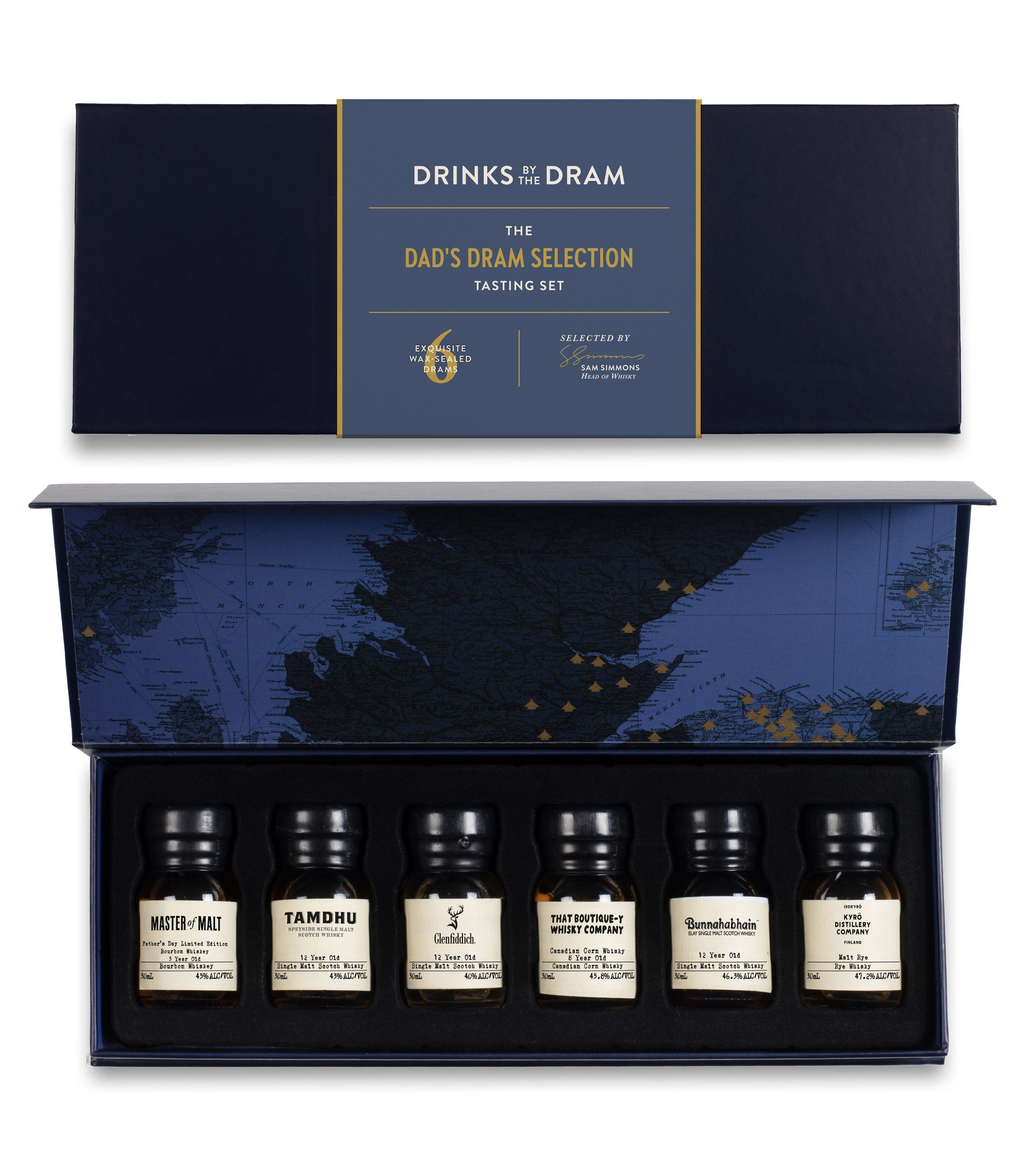 Dad's Whisky Tasting Set - Blue