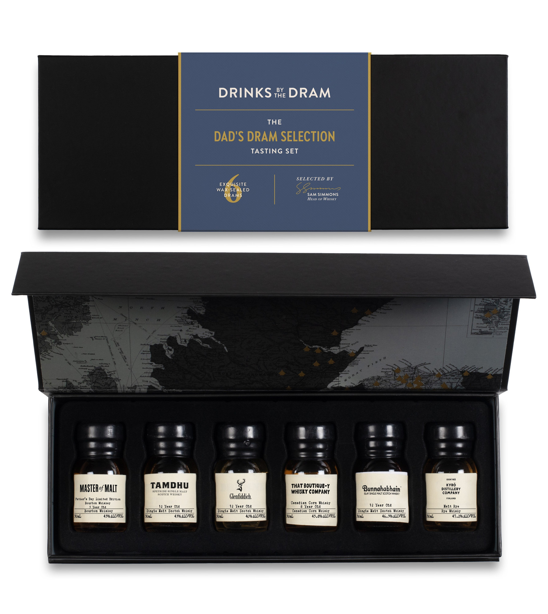 Dad's Whisky Tasting Set - Black