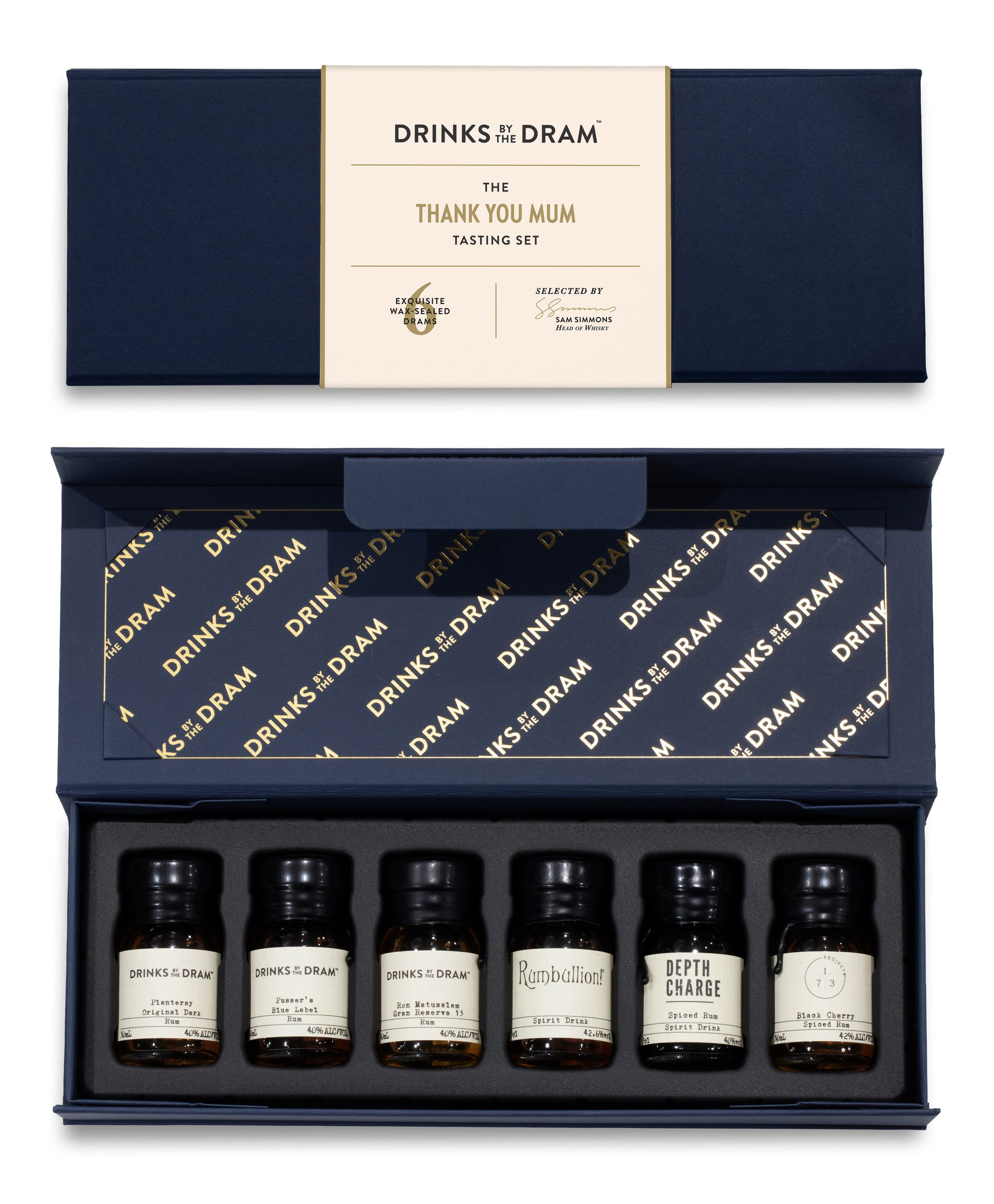Thank You Mum Rum Tasting Set (Blue)