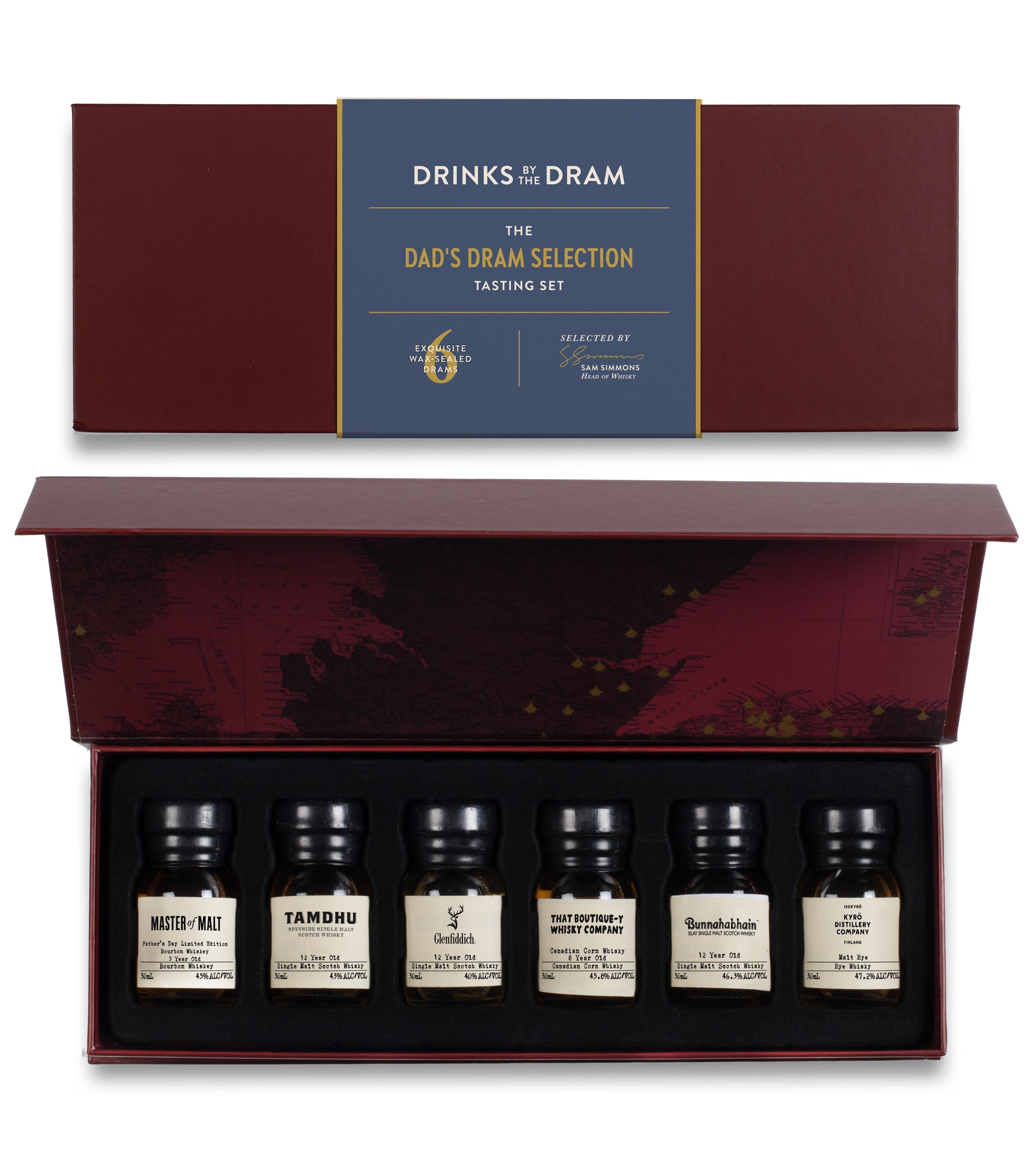 Dad's Whisky Tasting Set  - Red