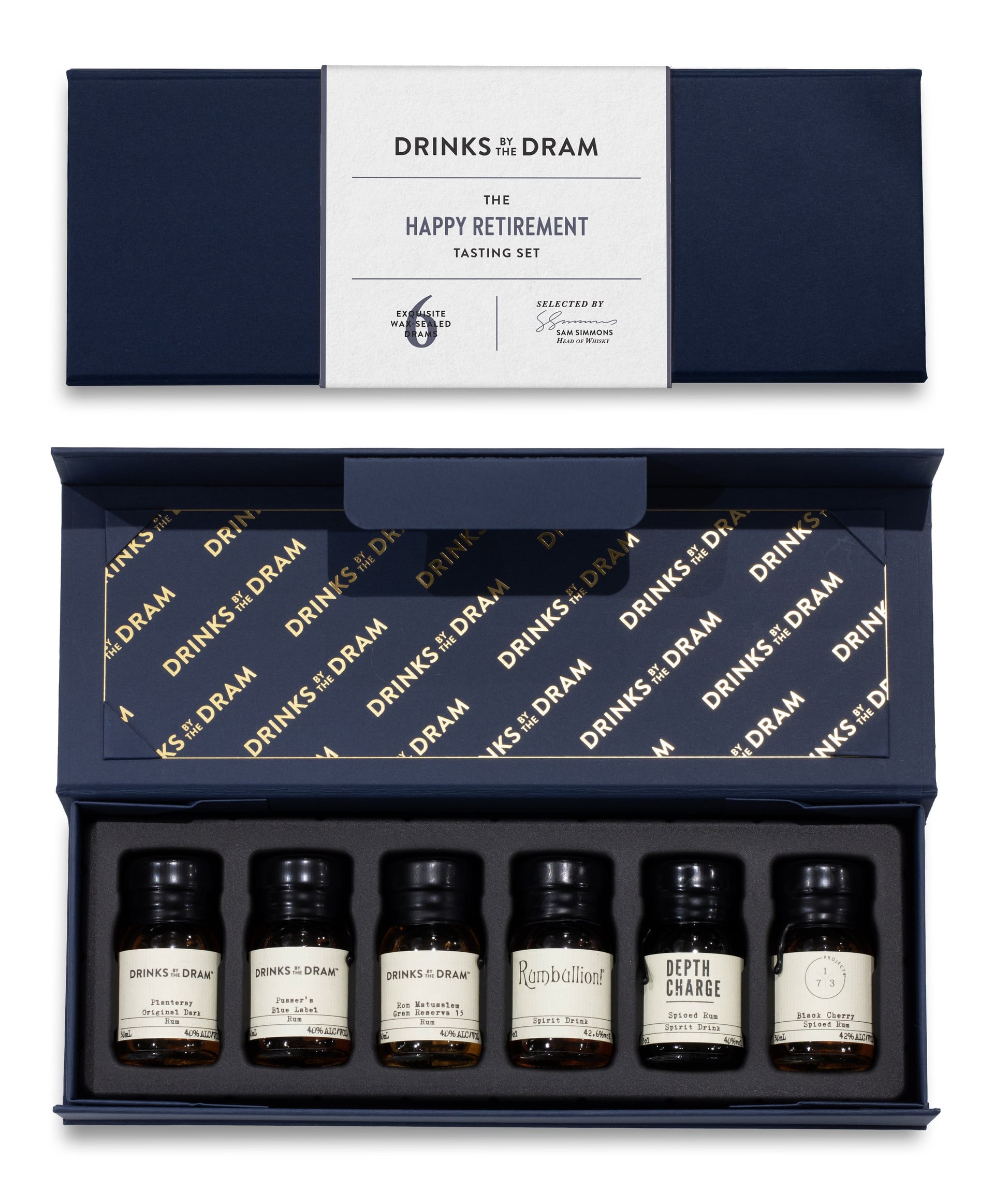 Retirement Rum Tasting Set (Blue)