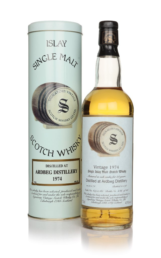 Ardbeg 24 Year Old 1974 (casks 659 & 661) - Signatory 70cl