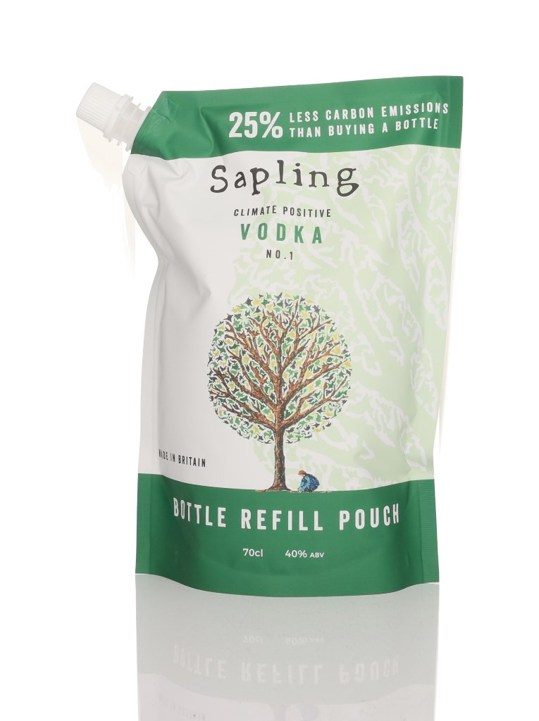Sapling Climate Positive Vodka Refill Pouch 70cl