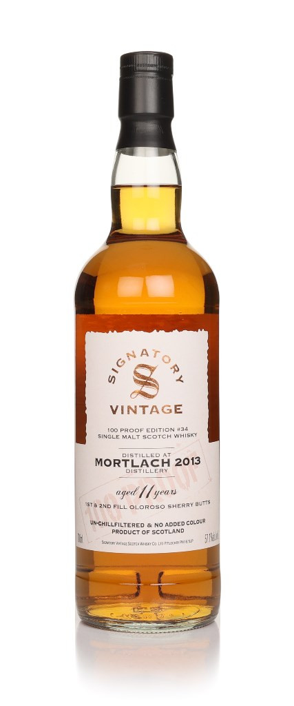 Mortlach 11 Year Old 2013 - 100 Proof Edition #34 (Signatory) 70cl