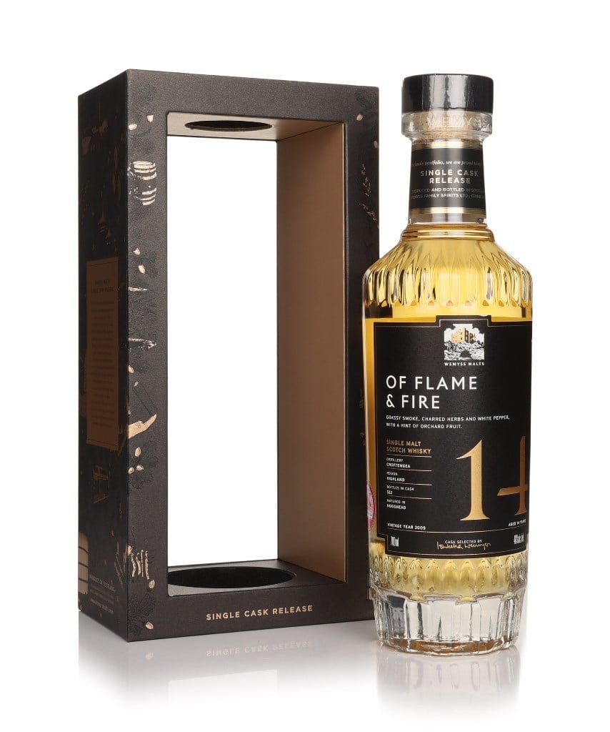 Of Flame & Fire 14 Year Old 2009 - Wemyss Malts (Croftengea) 70cl
