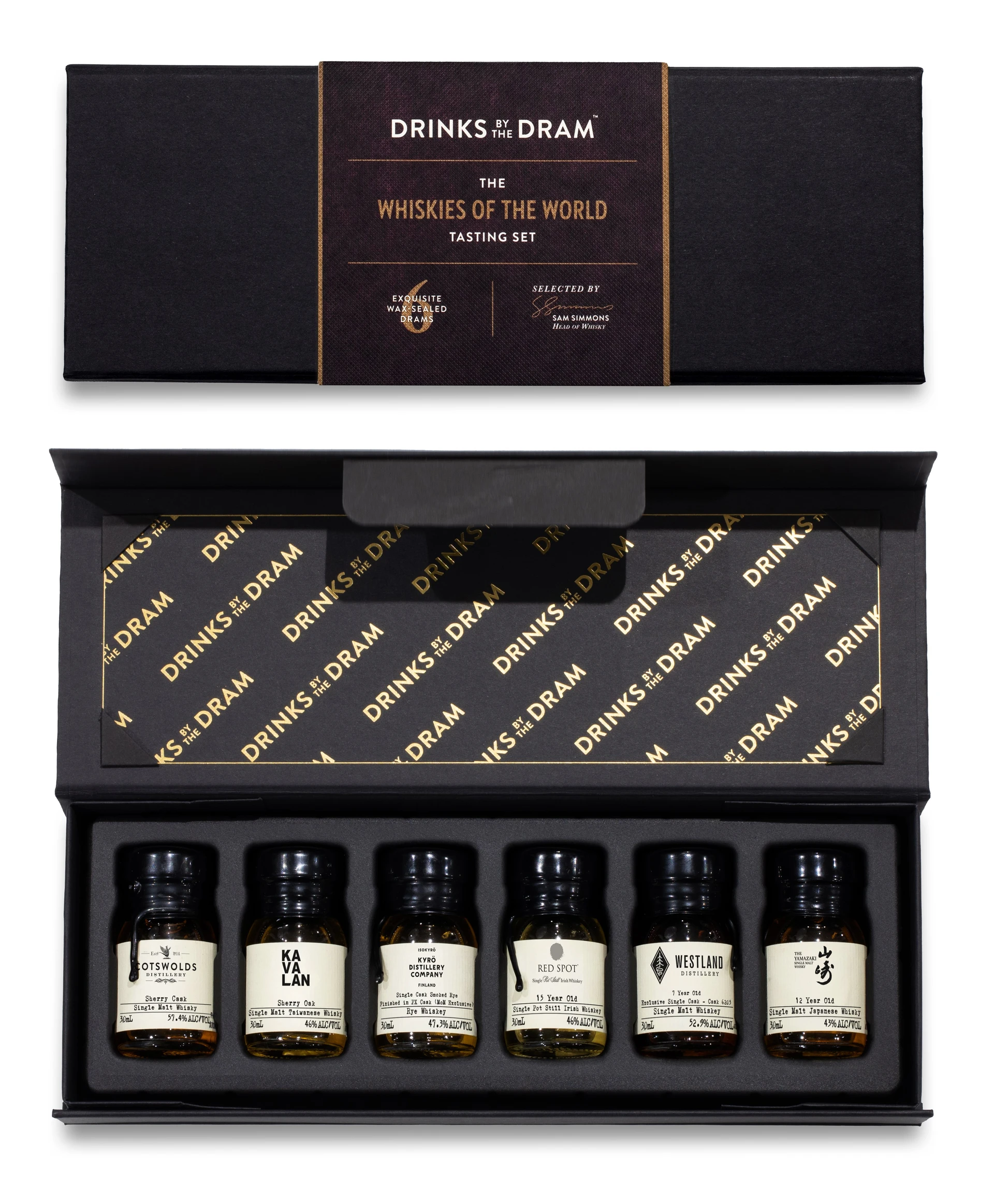 The Whiskies of the World 6 Dram Tasting Set