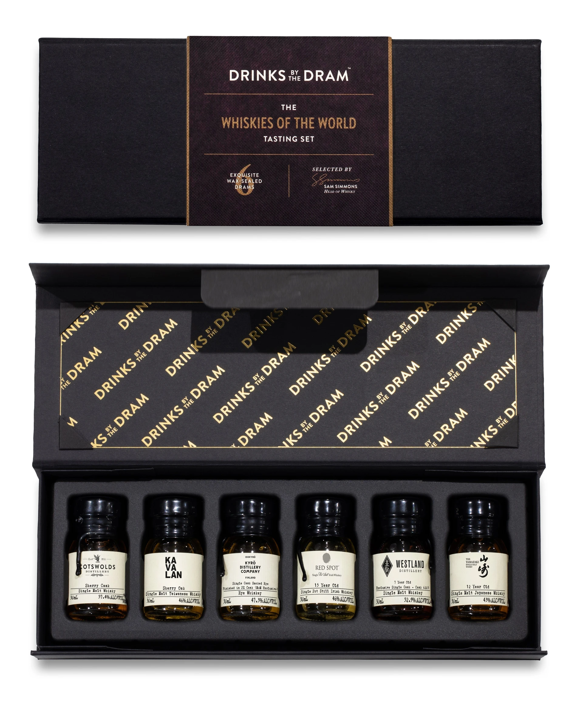 The Whiskies of the World 6 Dram Tasting Set