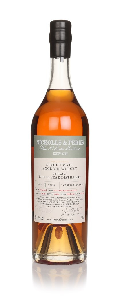 White Peak 4 Year Old 2019 (cask 23033) - Nickolls & Perks 70cl