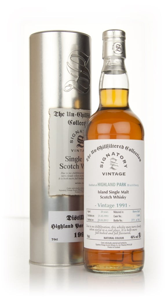 Highland Park 20 Year Old 1991 - Un-Chillfiltered (Signatory) 70cl