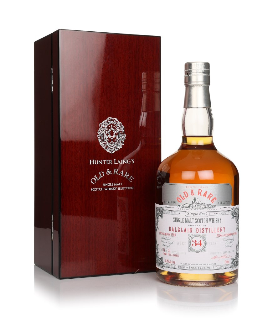 Balblair 34 Year Old 1990 - Old & Rare Platinum (Hunter Laing) 70cl